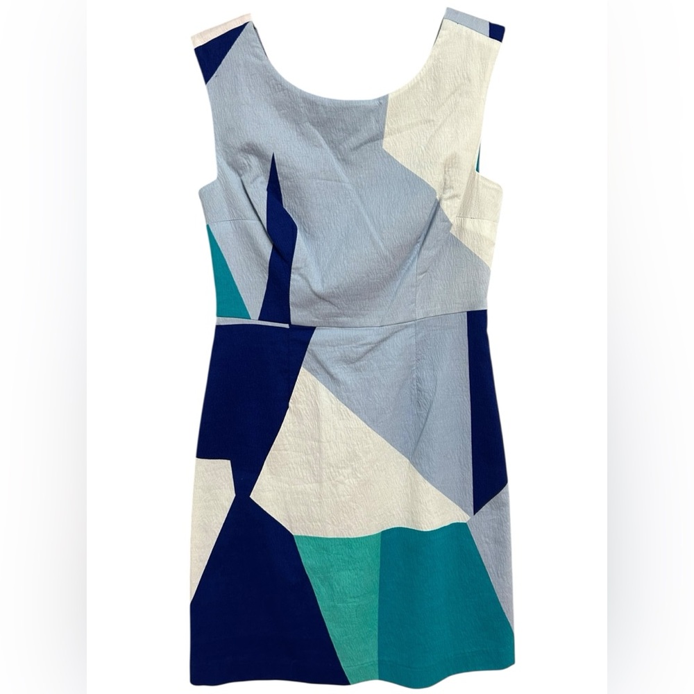 Plenty Dresses by Tracy Reese Anthropologie Women’s Blue‎ White Geometric Size 4